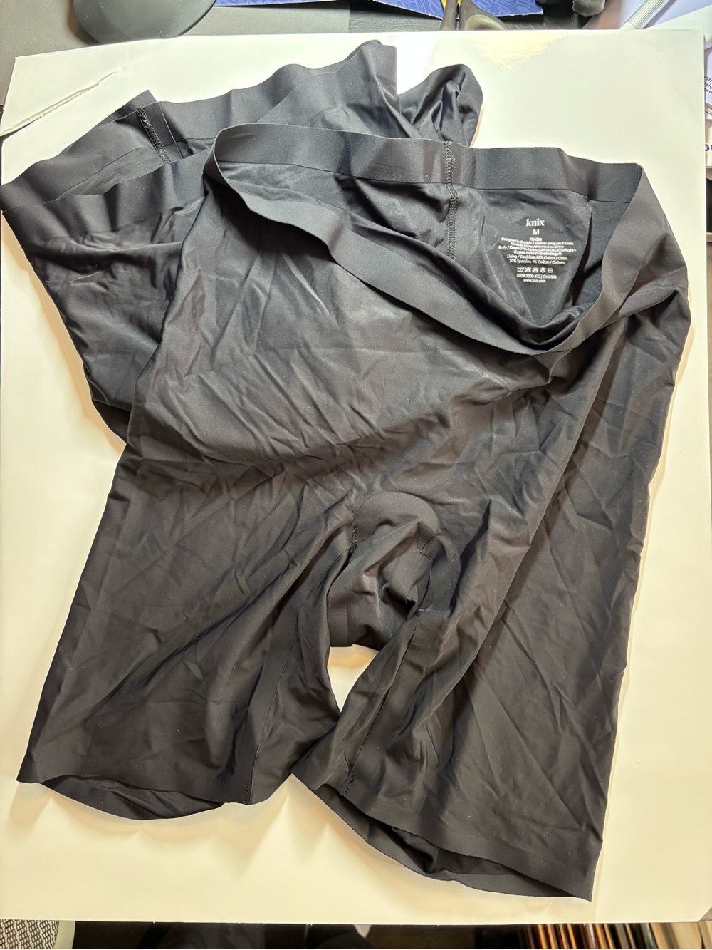 2 Pairs Knix longer underwear bike shorts.